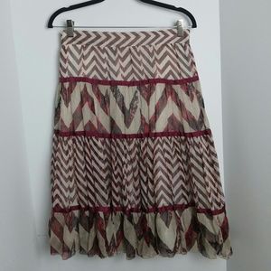Diane von Furstenberg Chevron Skirt